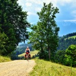 bicycle touring slovenia; two wheel travel; bicycle friendly hotel; gravel road bicycle touring
