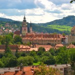 Cesky Krumlov bicycle touring on the Prague Veinna Greenway; Two Wheel Travel