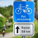 Bicycle touring Slovenia, Jeruzalem, vineyards, wine country