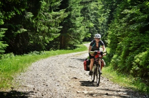 Gravel road bicycle touring: Slovenia