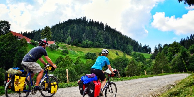 bicycle touring across pohorje 2