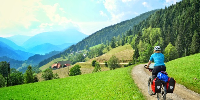 bicycle touring across pohorje