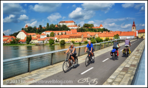 Bicycle Bridge in Ptuj, Slovenia; Two Wheel Travel