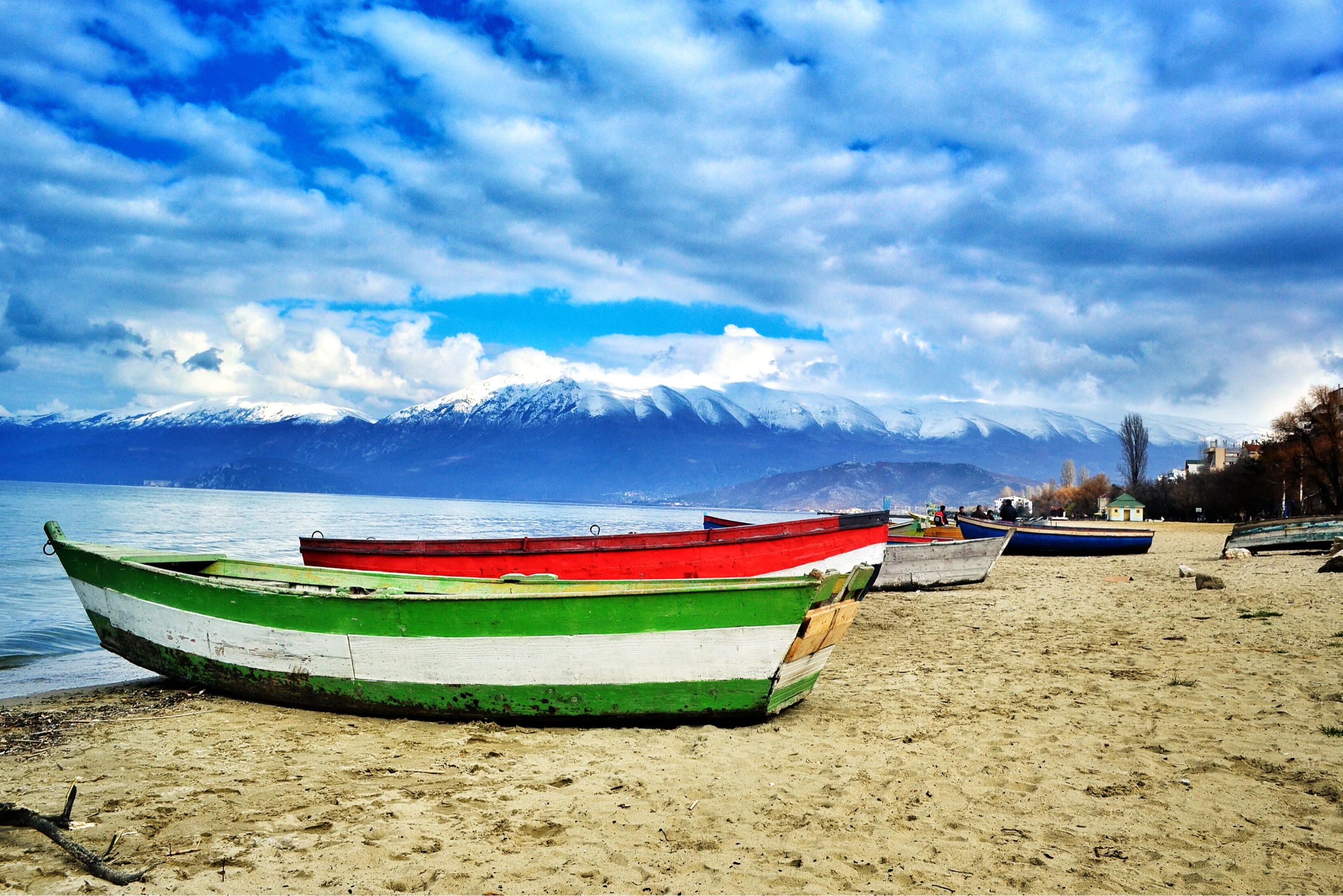 Bicycle touring around Lake Ohrid