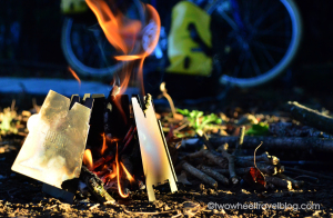 Vargo Titanium Hexagon Wood Stove is a compact elegant solution for ultra light bikepacking and multi-day bicycle touring